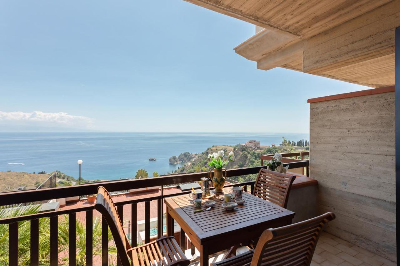 Taormina Panoramic Seaview Apartment Kültér fotó
