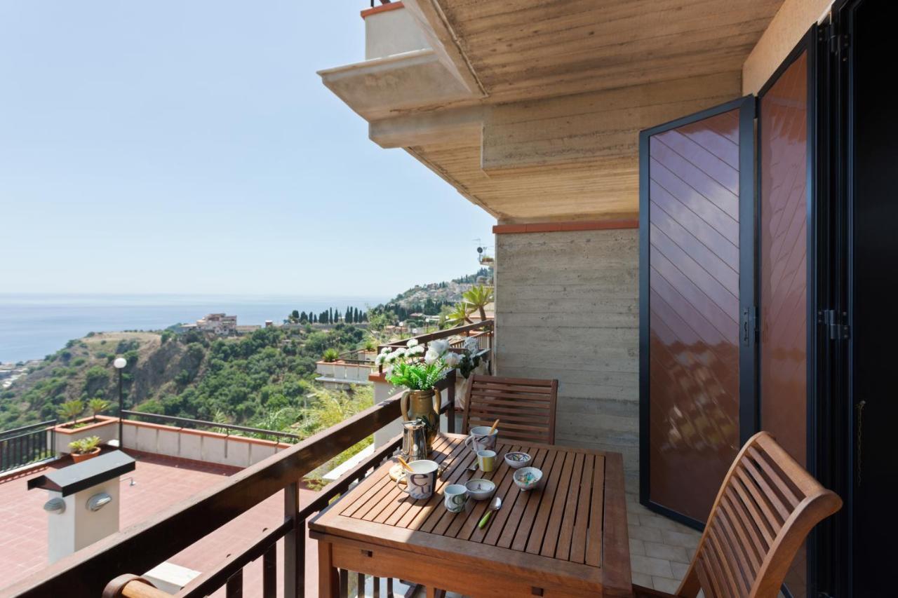 Taormina Panoramic Seaview Apartment Kültér fotó