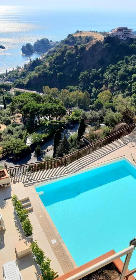 Taormina Panoramic Seaview Apartment Kültér fotó